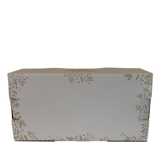 Christmas Jeweled Gingerbread Stemless Wine Glasses Chic Holiday Barware New - Picture 11 of 12